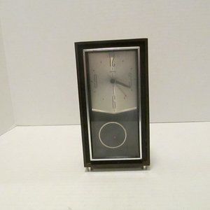 Vintage SUNBEAM Electric Pendulum Clock Desk Shelf Mantel Series 428A # 80-100